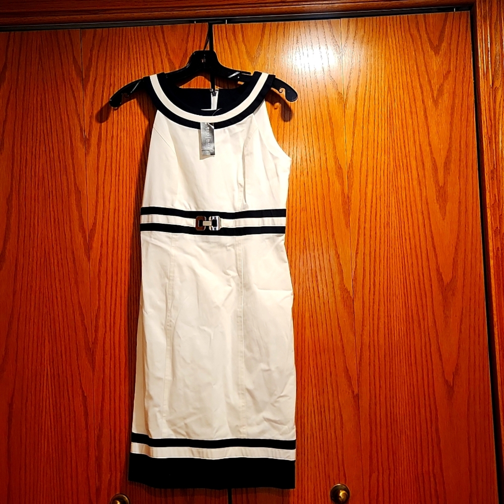 Dress White Black